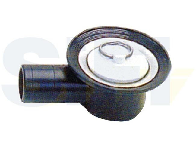 Valvola di scarico Piletta a gomito con filtro 33 mm Camper