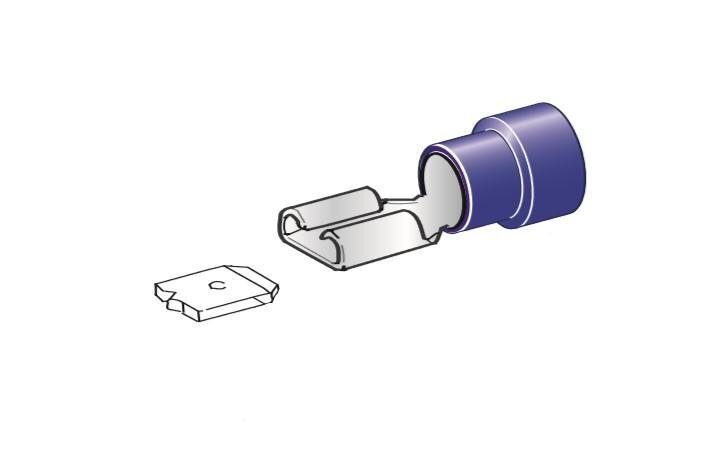 Capicorda Preisolato Blu MTA Collegamenti Officina