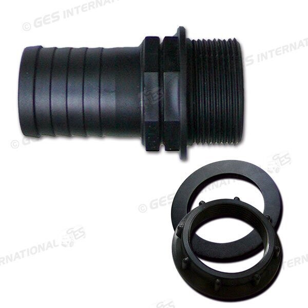 Raccordo completo dritto Ø 40 mm 1''1/2 Serbatoio Acqua Camper