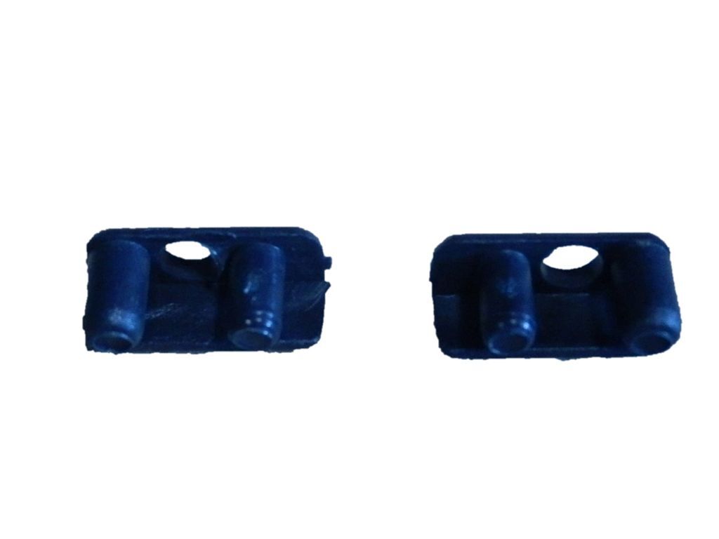 Coppia Tappi finali Zanzariera Finestra Colore Nero