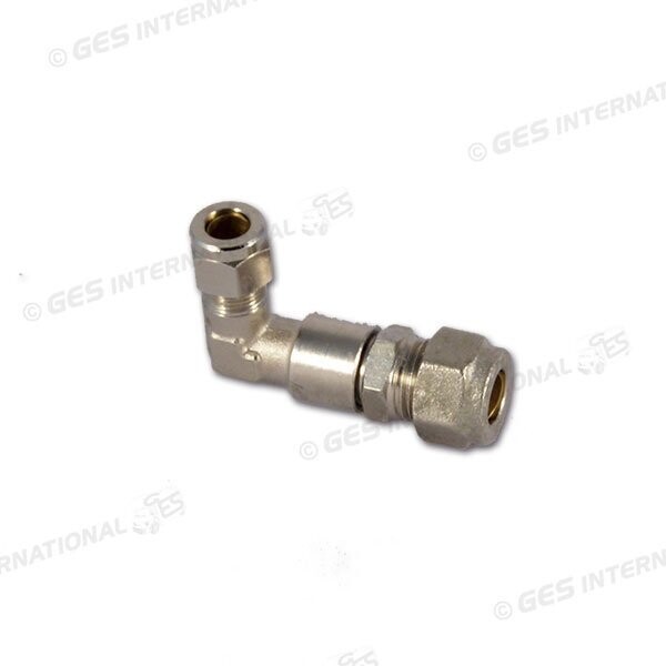 Raccordo gas riduzione a 90° Ø 8-10 mm