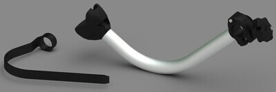 Bike Block Pro 3 Nero Fiamma Blocca Bici per Portabici Camper