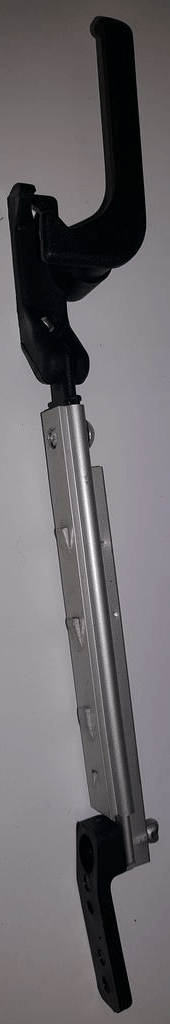 Braccetto a compasso L.195mm destro h.400mm Finestra Plastoform