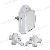 Push-Lock unilaterale bianco con ganci