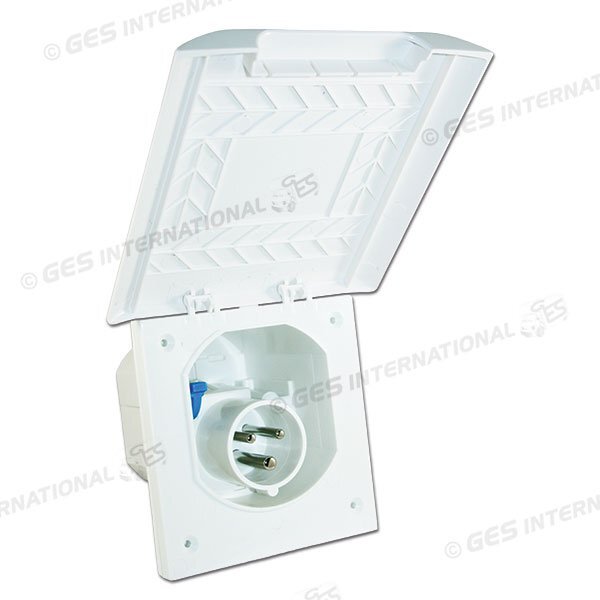 Presa esterna CEE da incasso parete serie ELEMENT Camper