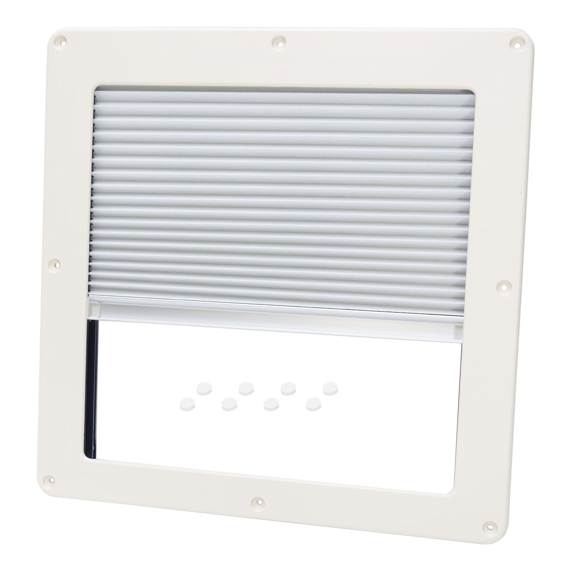 Cornice interna obl� 40x40 Hymer DH4 con oscurante plissettato