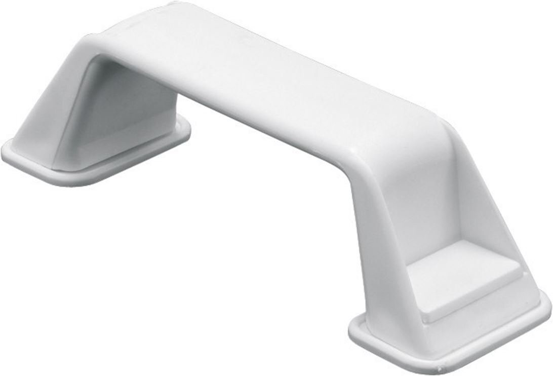 Maniglia Traino in plastica Colore Bianco Interasse 138mm Caravan