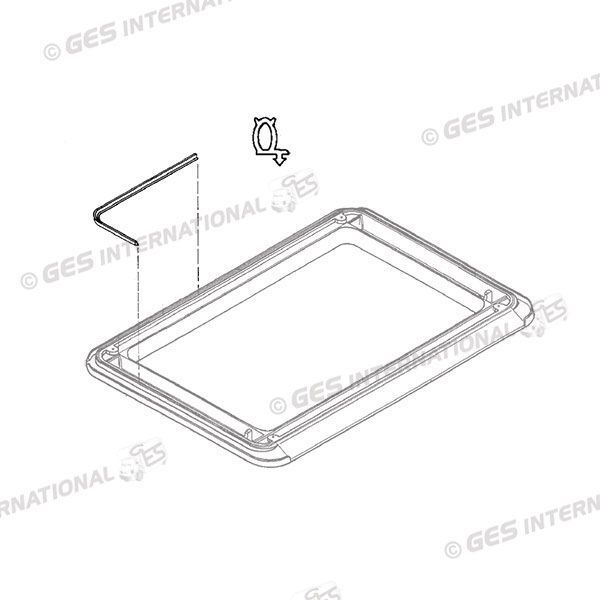 Guarnizione 5 MT. Heki 1 senza ricircolo Obl� Camper