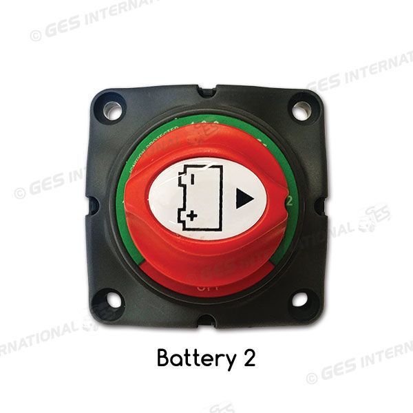 Selettore batteria Staccabatteria Interruttore due Batterie Camper