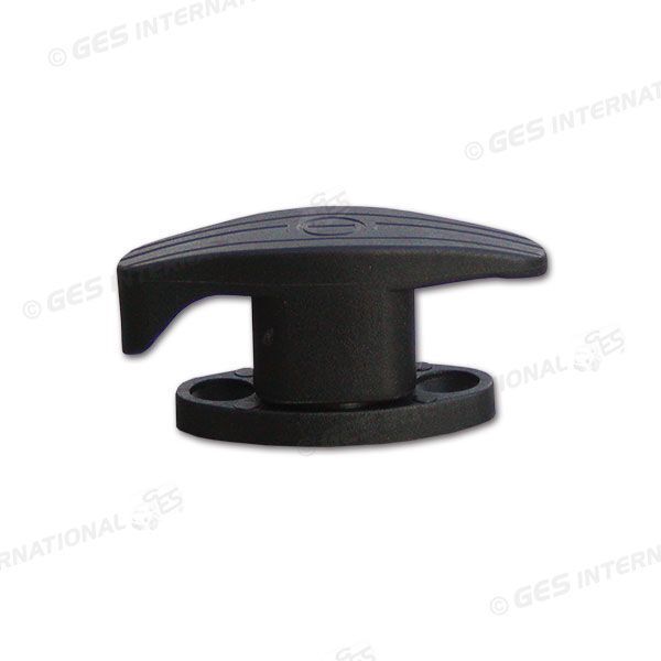 Fermaporta scuderia nero con battuta alta