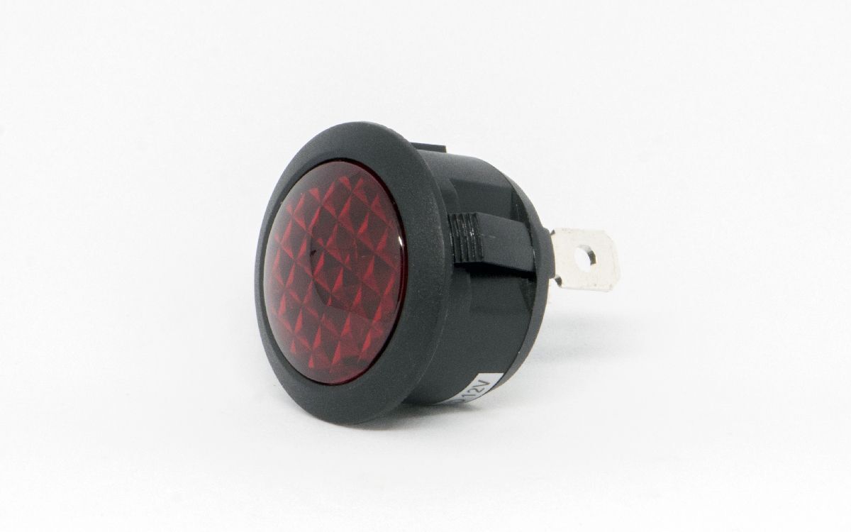 INDICATORE LUMINOSO 12V ROSSO