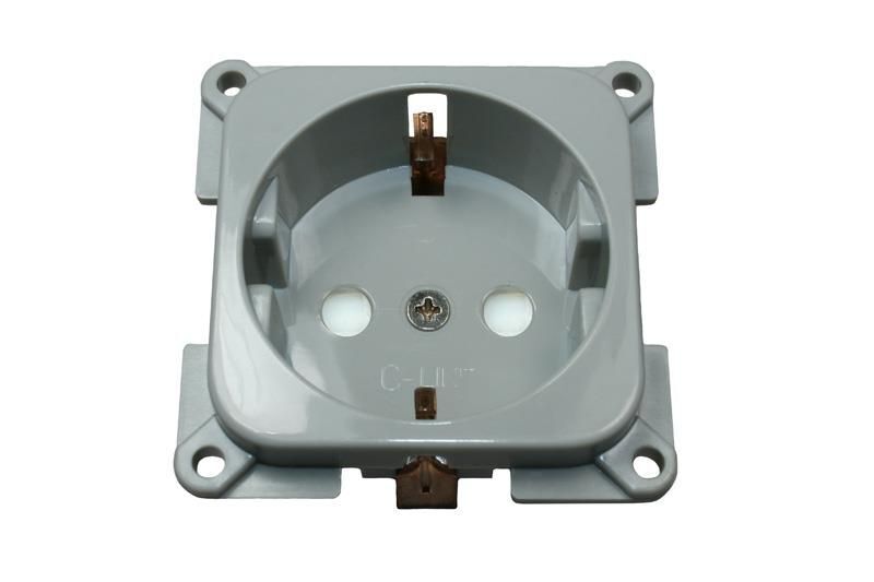 PRESA A MURO C-LINE GRIGIO CHIARO