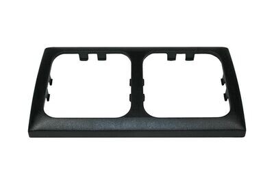 CORNICE DOPPIA nera C-LINE