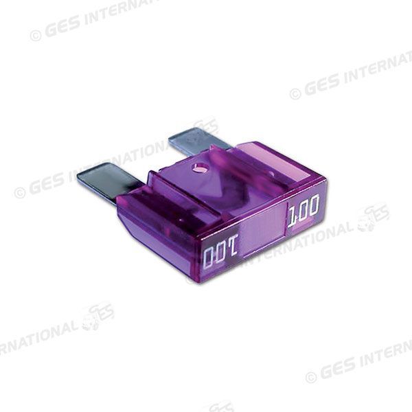 Kit 2 pz. Fusibile MAXIVAL bilama VIOLA 100A per Camper Caravan