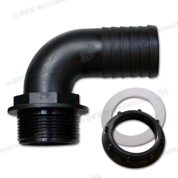 Raccordo completo curvo Ø 40 mm 1''1/2 Impianto Serbatoio Acqua