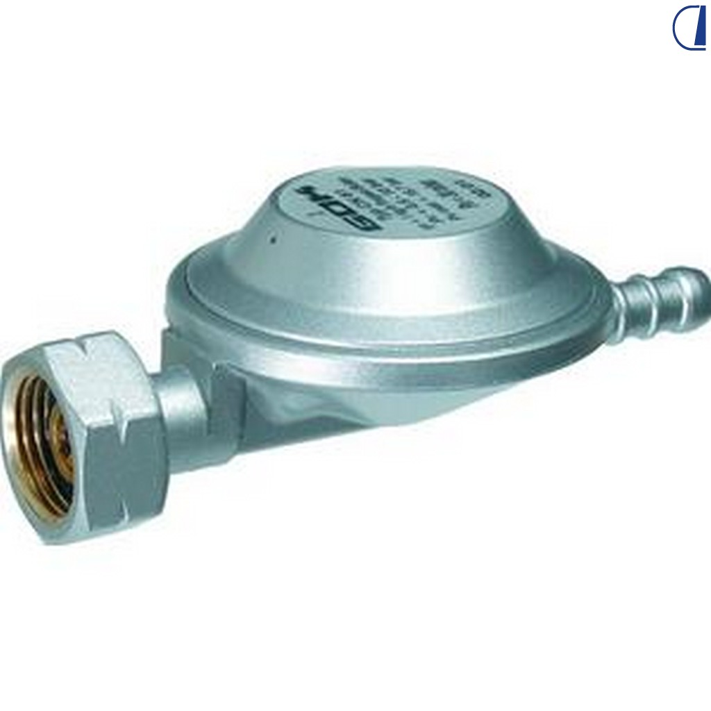 Regolatore Gas Camping 30 MBar 1,5kg Attacco Italia Portagomma