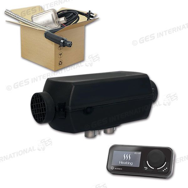 Riscaldatore a gasolio Autoterm Air 2D con pannello COMFORT per Camper Furgoni