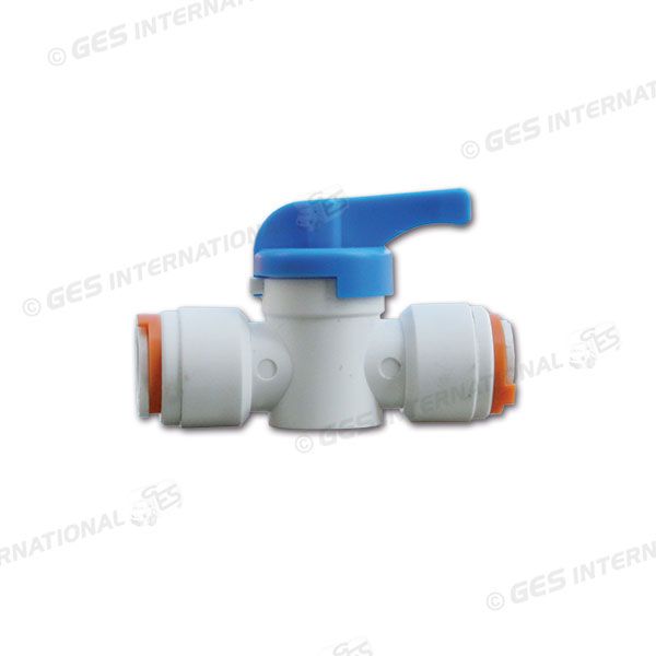 Raccordo dritto con rubinetto � � 12 mm John Guest