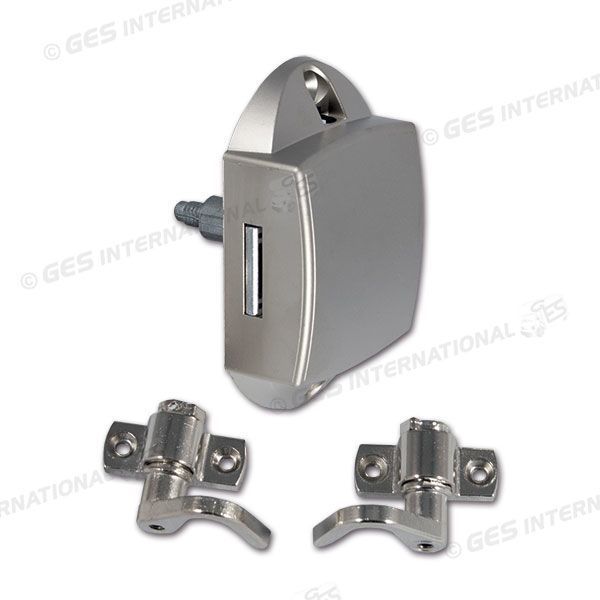 Push-Lock unilaterale satinato con ganci