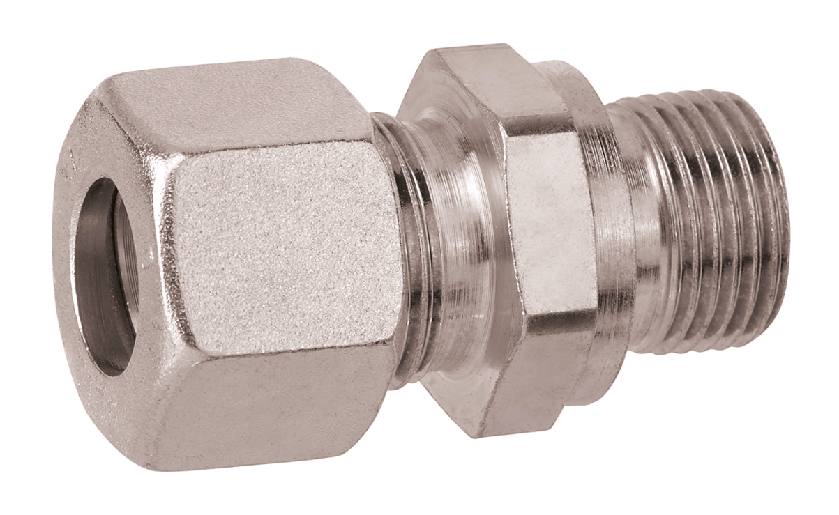 Raccordo GAS 8 mm x 1/2" zincato