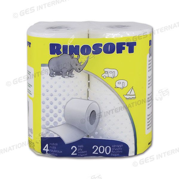 Carta Igienica Cassette WC Portatili Eco Voile 4 Rotoli