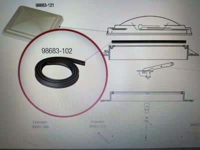 Kit Guarnizione Coperchio Oblò Vent Turbovent Fiamma Ricambio Caravan Camper