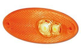 Luce Ingombro Laterale Arancione Ovale Led Camper Caravan Motorhome