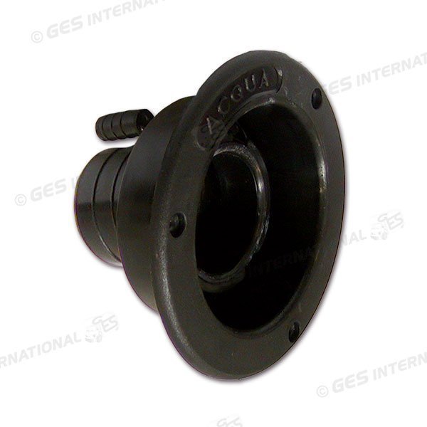 Bocchettone di Carico Acqua diam 40 nero Ricambio Camper Caravan Campeggio
