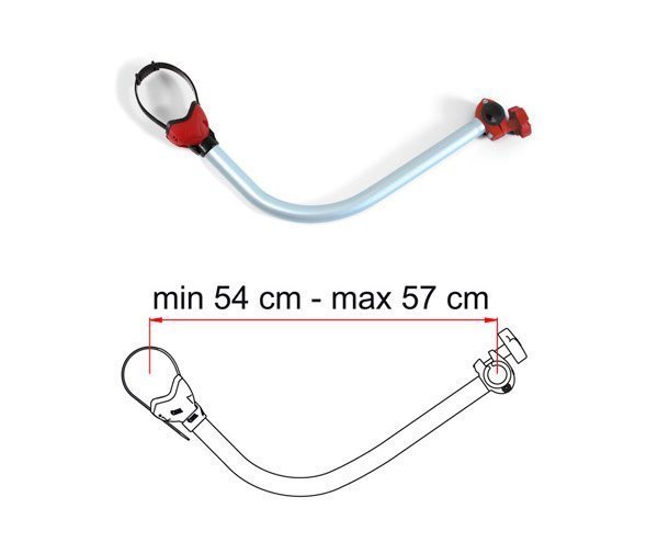 Bike Block Pro 4 Fiamma Blocca Bici per Portabici Nero