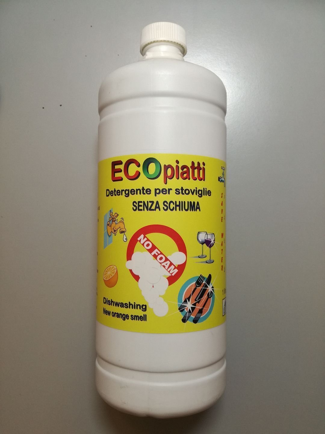 Ecopiatti Detersivo Detergente Piatti no Schiuma Stoviglie
