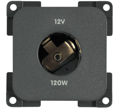MP12A Presa 12V Auto Accendisigari Grigio Camper