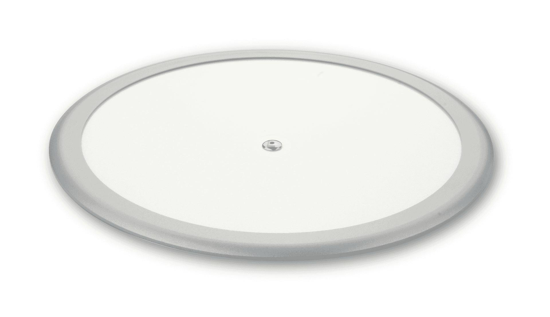 Plafoniera Ultrasottile tonda diam 310mm Argento con Touch Switch 12V 10W Camper