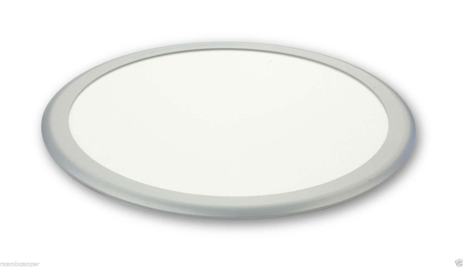 Plafoniera Tonda Bianca Ultrasottile Led 12V 10W d.310mm Senza Touch Camper