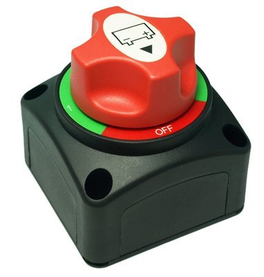 Selettore batteria Staccabatteria Interruttore due Batterie Camper Barca Caravan