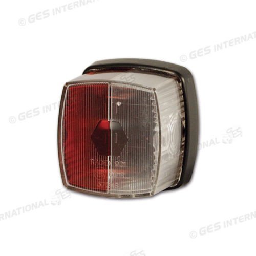 Luce di ingombro laterale bifacciale a lampadina