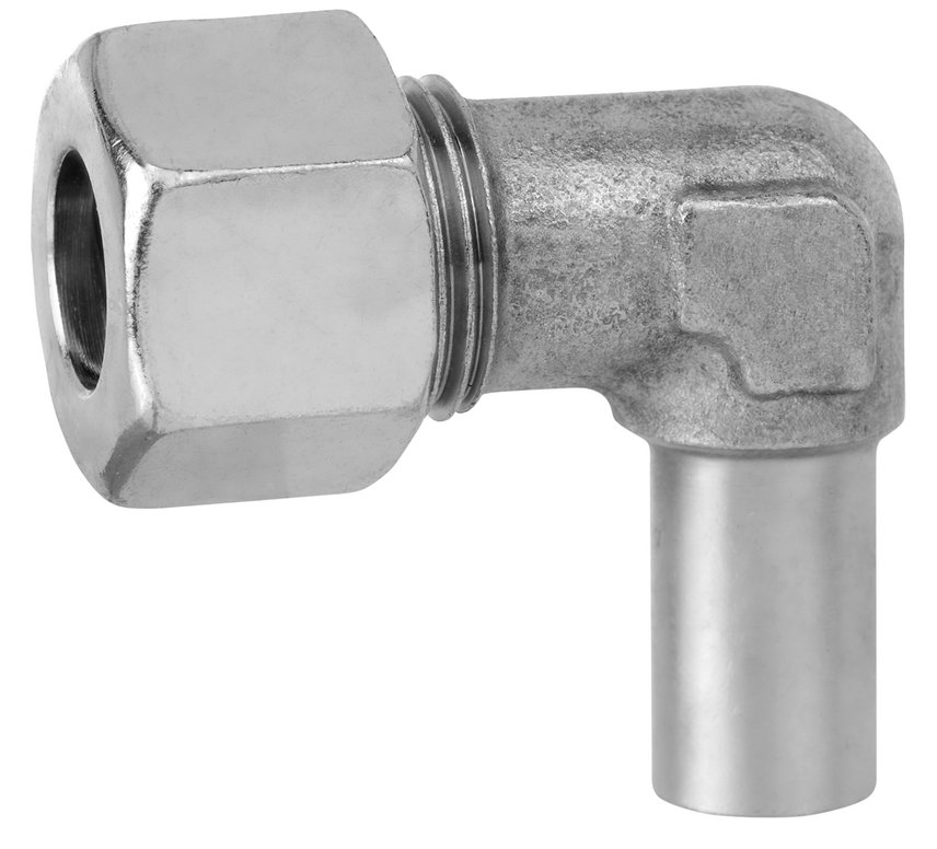 Raccordo gomito D.8 mm Tubo 8mm Regolatore Gas Bombola Caravan Camper