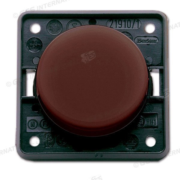 Interruttore Singolo Marrone 12V Berker Caravan