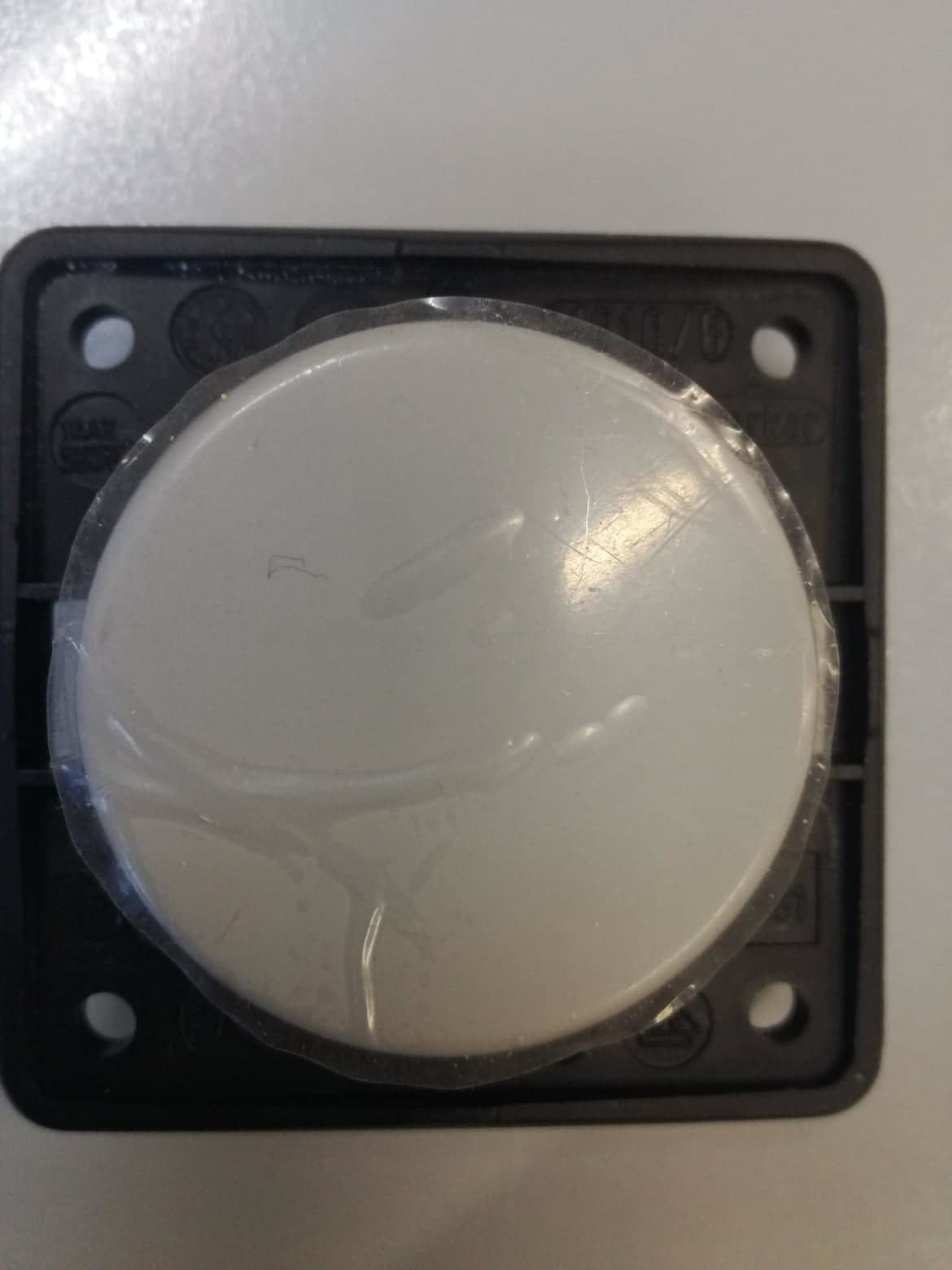 Interruttore Singolo Grigio chiaro Cellula Camper Caravan