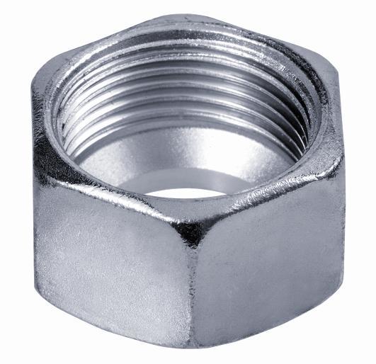 015 MC8 Dado esagonale diam. 8 mm Ricambio Raccordo Gas Bombola