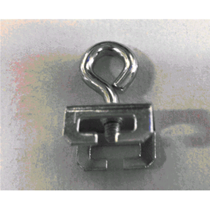 Kit 2 pezzi Fermo in metallo binario tenda camper