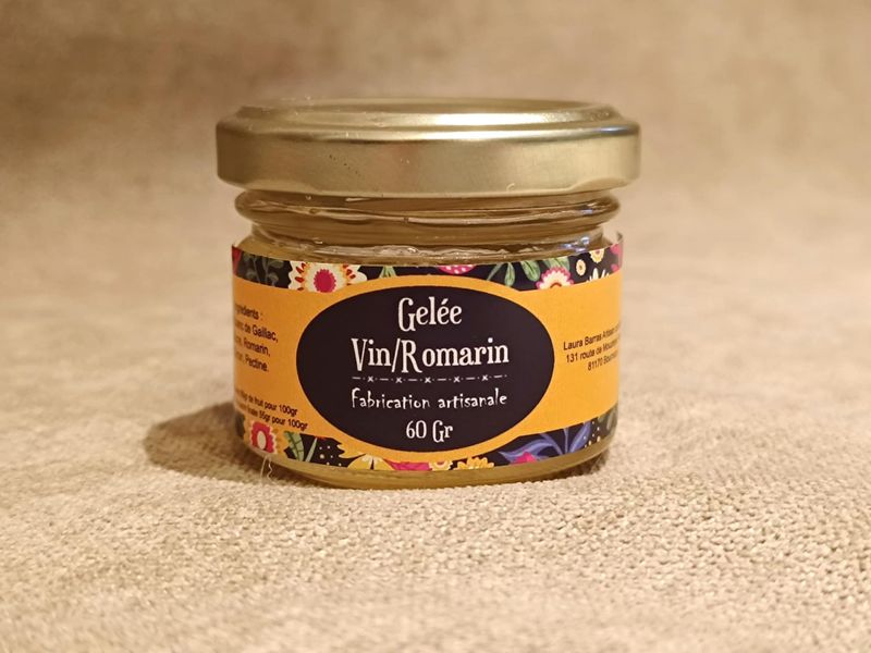 Gelée de vin Romarin 110gr