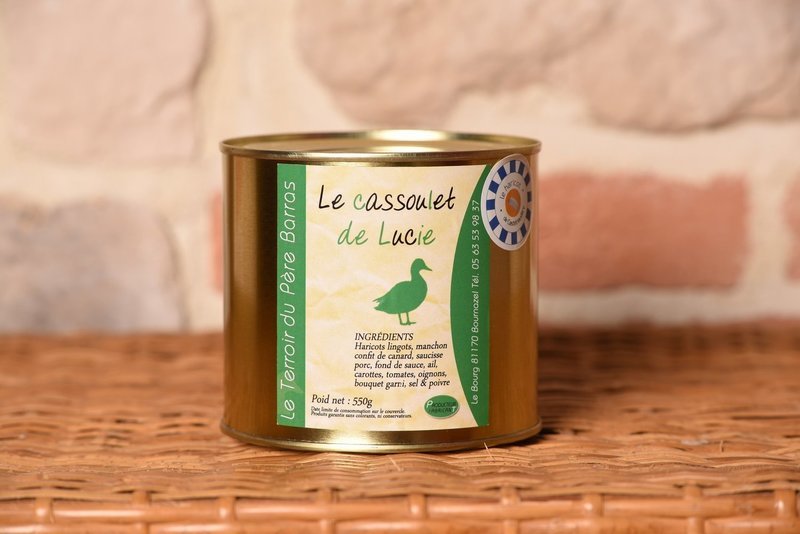 Le cassoulet de Lucie 1 personne