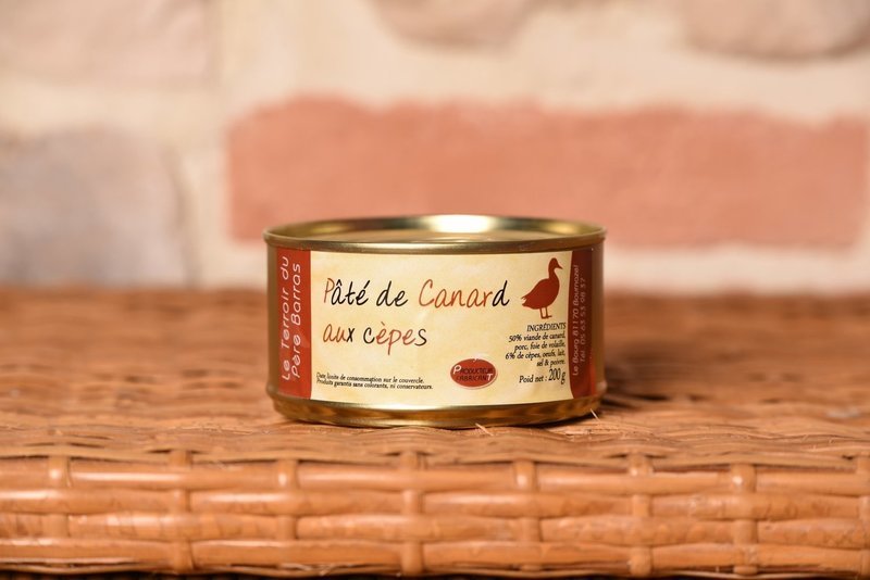 Pâté de canard aux cèpes. 190gr