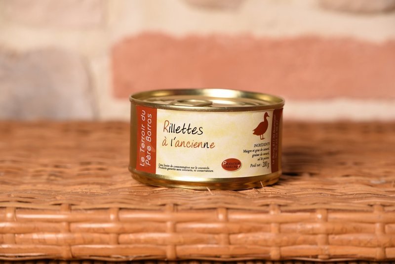 Rillettes à l'ancienne. 130gr