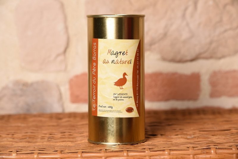Magret au naturel. 400gr