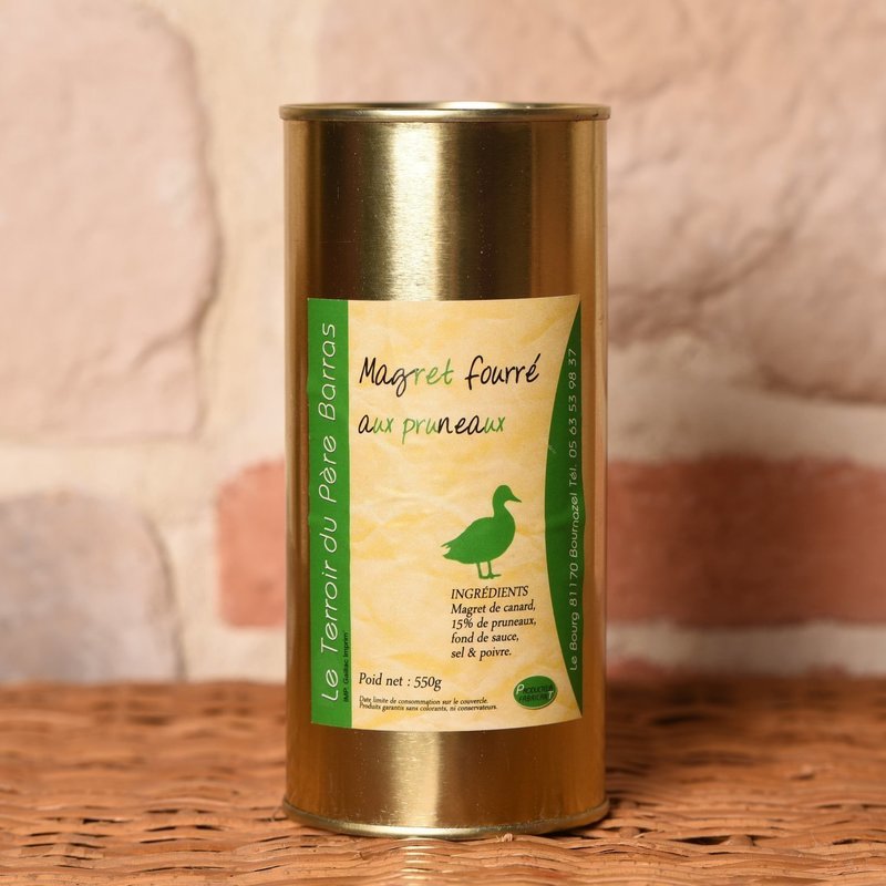 Magret fourré aux pruneaux. 550gr