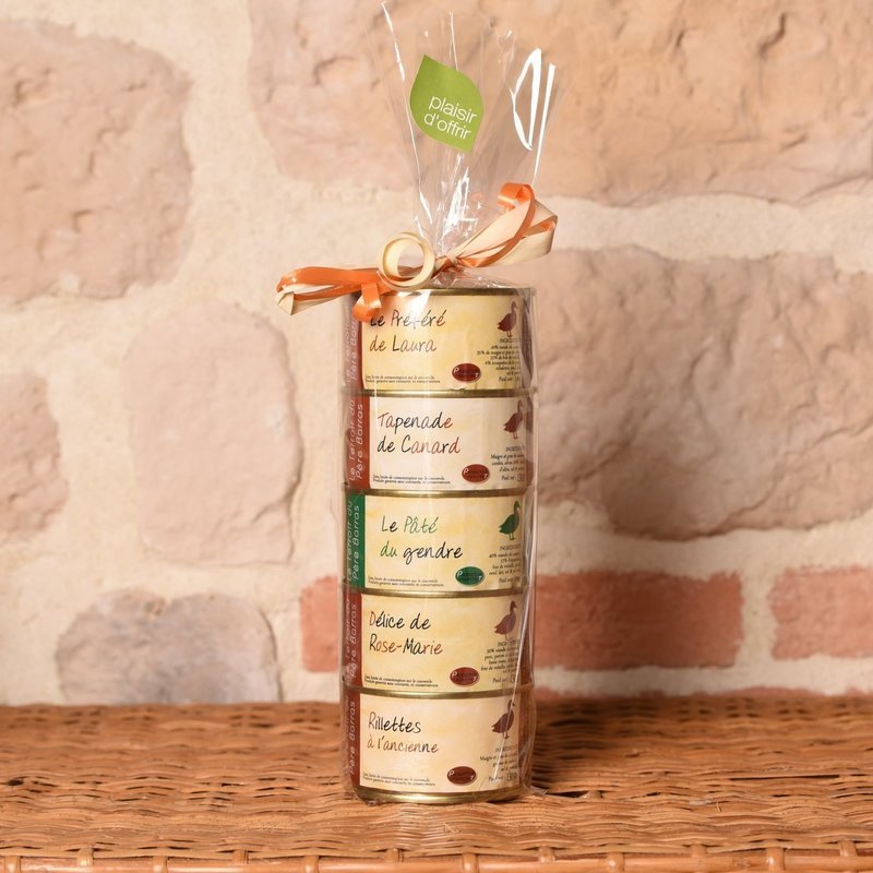 Lot de 5 pâtés de canard en 130gr