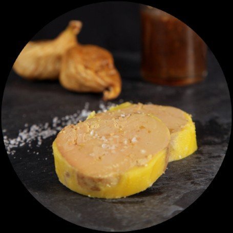 FOIE GRAS mi-cuit en ballotin.