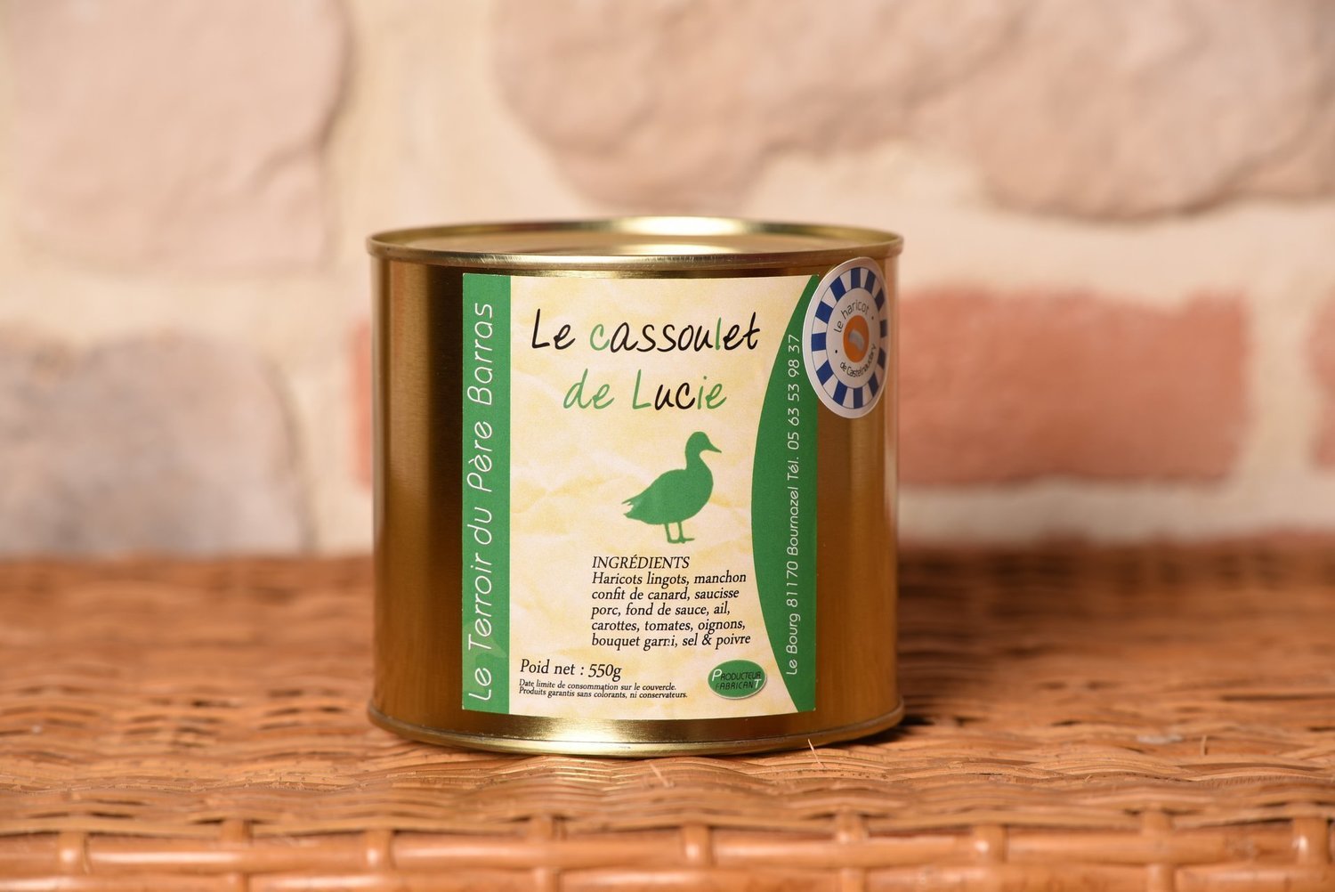 Le cassoulet de Lucie 1 personne Le cassoulet de Lucie 1 personne