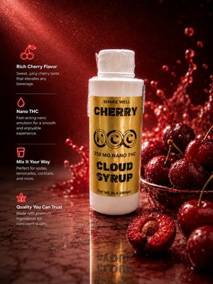CHERRY CLOUD SYRUP (250MG)